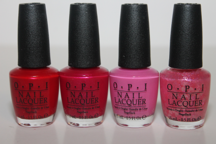 OPI | Minnie Mouse Inspired Collection | Swatches + Review - Awkwarly April